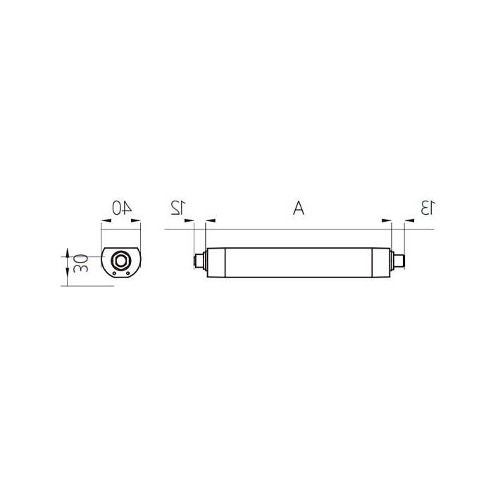 功率21.5W、尺寸A= 715 mm x 40 mm、MLAL-57-SWN、A40131